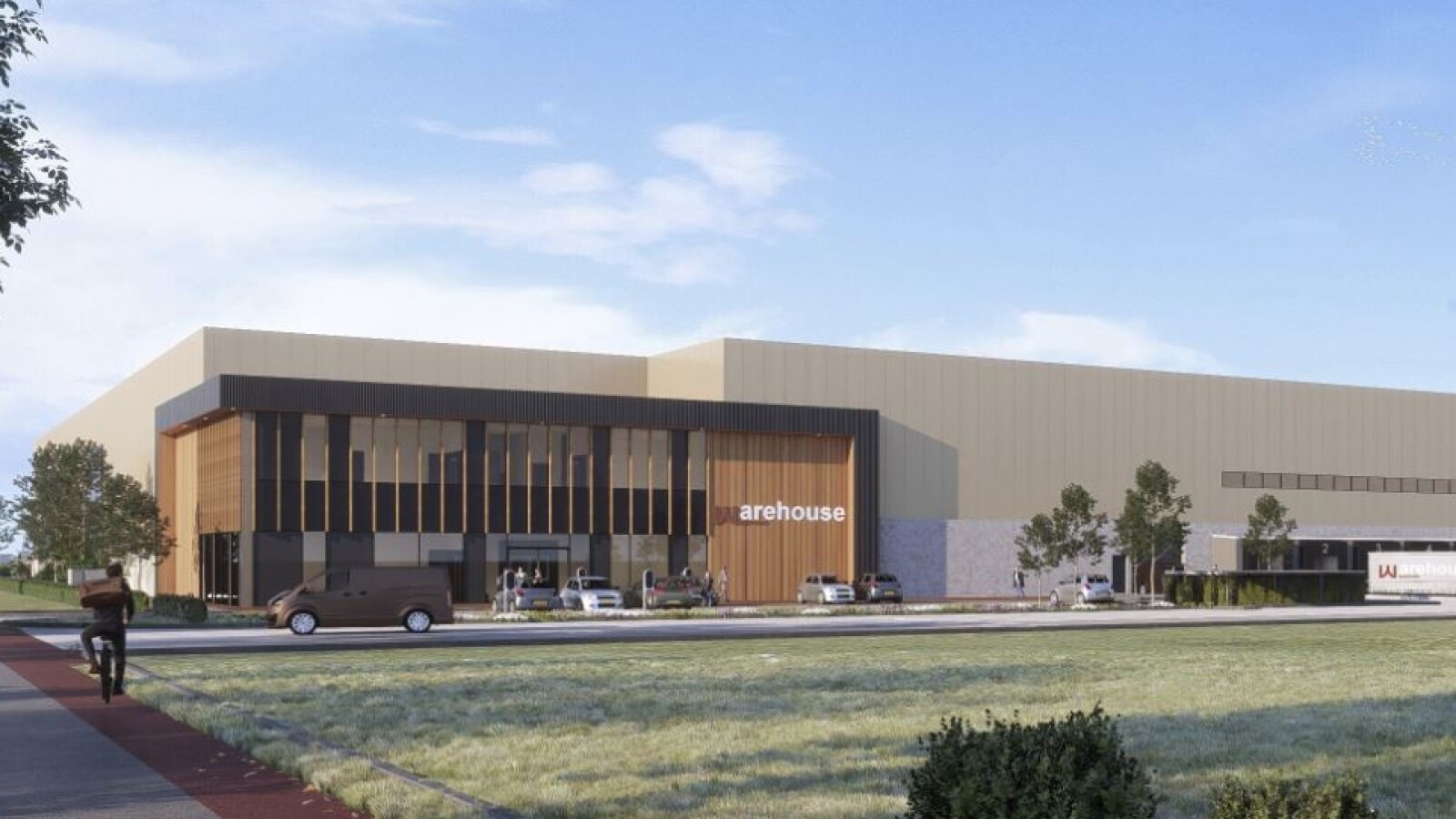 Nieuwbouw circulair distributiecentrum DC Groningen Westpoort